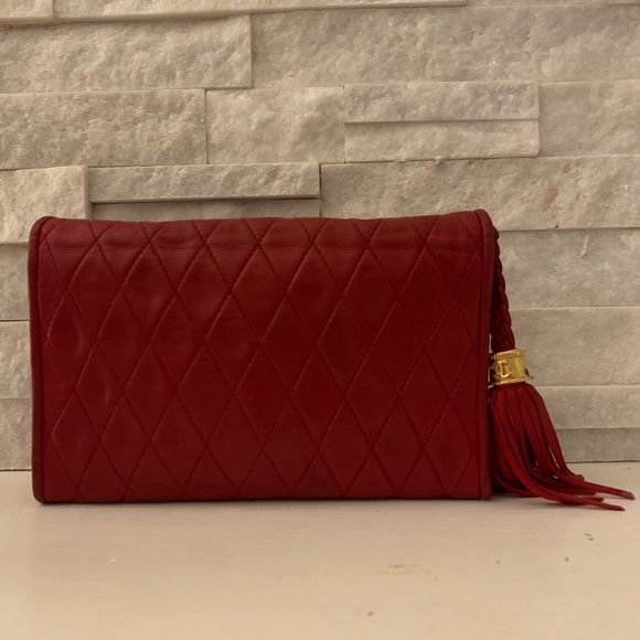 Vtg CHANEL Envelope Mini Flap Bag GHW - Picture 4 of 8